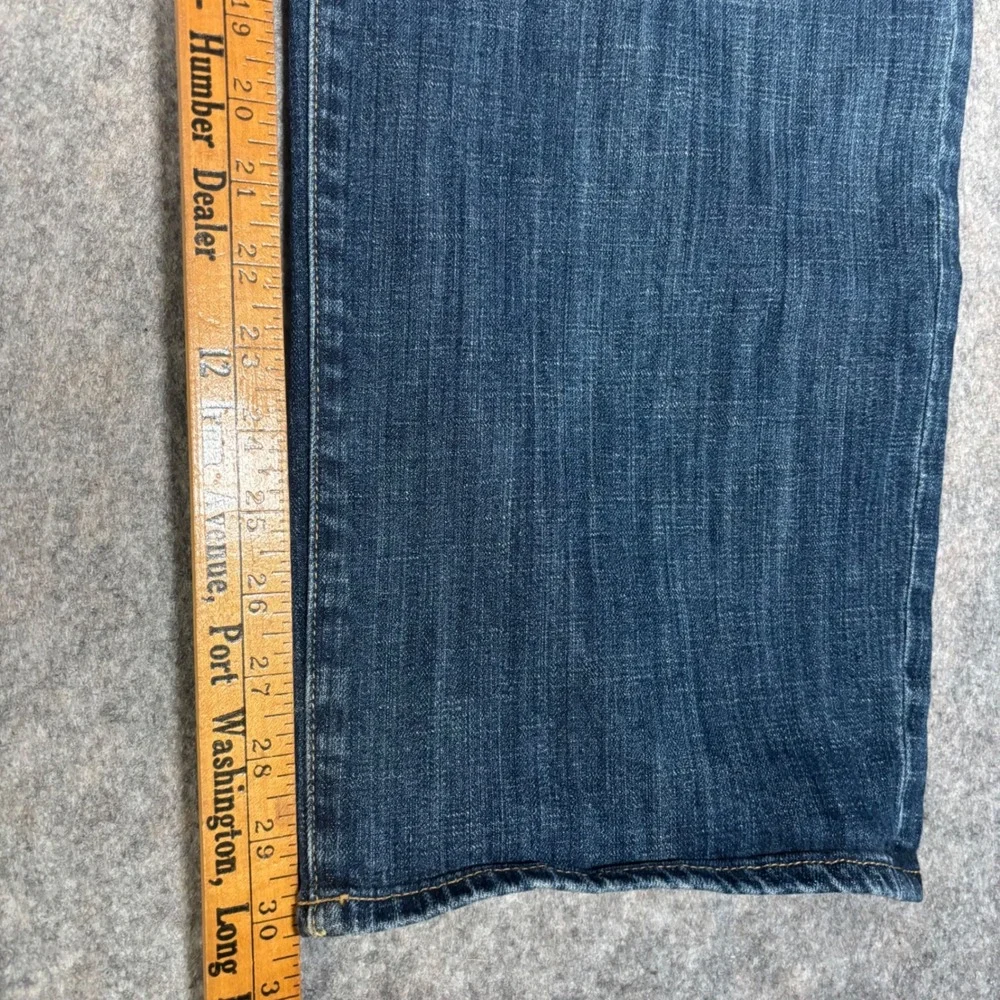 Lucky Brand 361 Vintage Straight Mens 42x30 Blue Denim Jeans 7M12228 Wide Leg